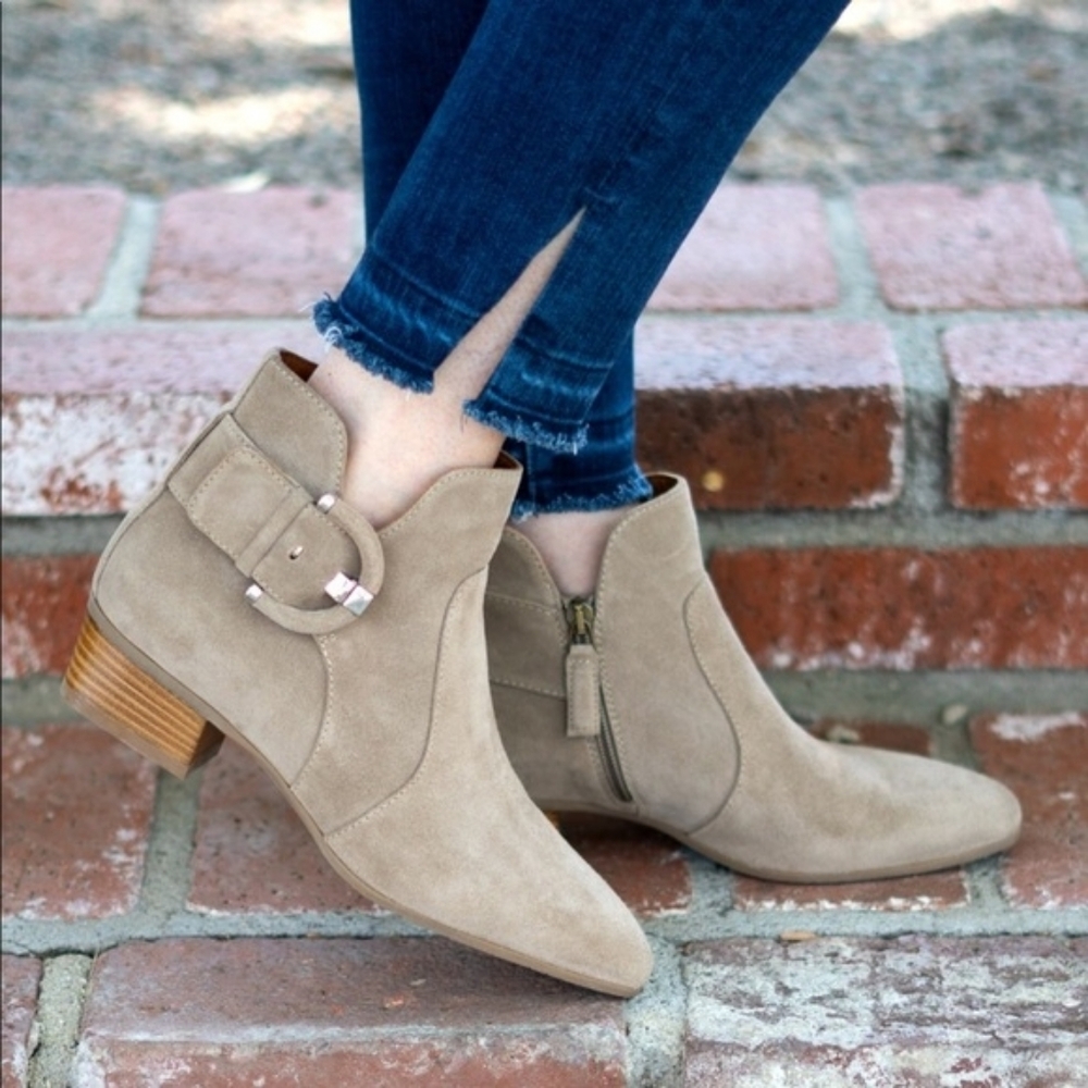 Aquatalia Leather Ankle Booties Weatherproof Size 9